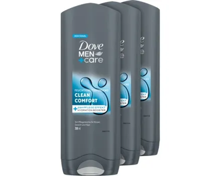 Dove Dusch Men Clean Comfort 3 x 250 ml