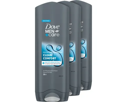 Dove Dusch Men Clean Comfort 3 x 250 ml