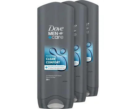 Dove Dusch Men Clean Comfort 3 x 250 ml