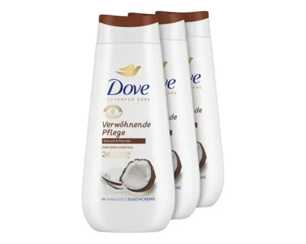 Dove Duschgel Advanced Care Kokos 3 x 225 ml