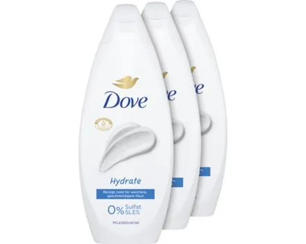 Dove Duschgel Essential Hydrate 3 x 250 ml