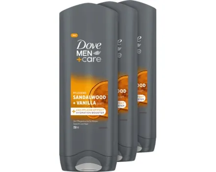 Dove Duschgel Men Sandalwood 3 x 250 ml