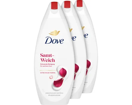 Dove Duschgel Silky Velvet 3 x 250 ml