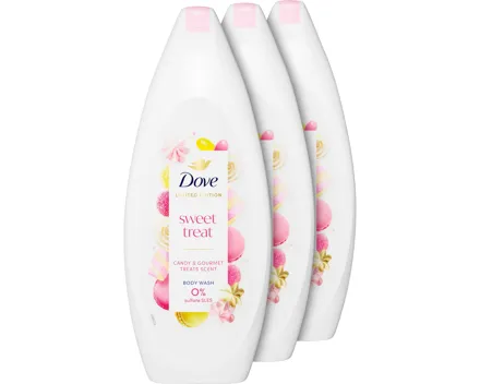 Dove Duschgel Sweet Treat Candy & Gourmet Treats Scent 3 x 250 ml