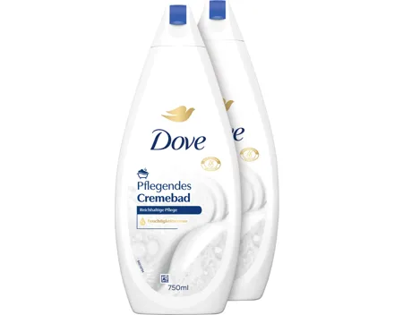 Dove Pflegendes Cremebad Reichhaltige Pflege Original 2 x 750 ml