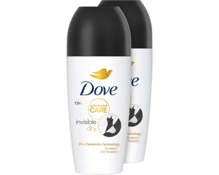 Dove Roll-on AC Invisible Dry 2 x 50 ml
