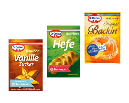 Dr. Oetker Backzutaten