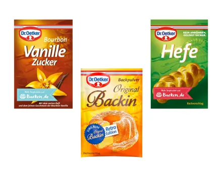 Dr. Oetker Backzutaten