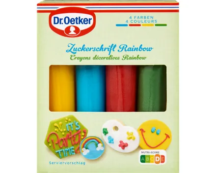 Dr. Oetker Zuckerschrift Rainbow
