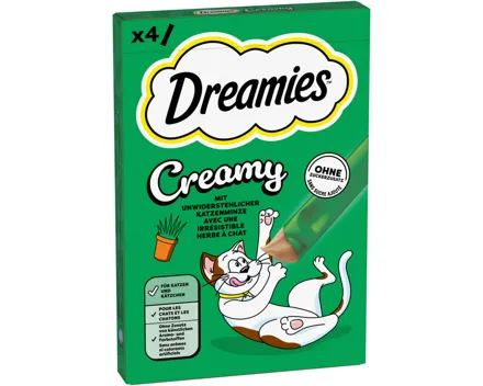 Dreamies Creamy Katzenminze 4x10g