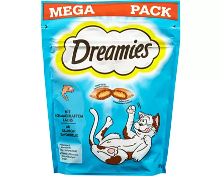 Dreamies Katzenfutter mit Lachs