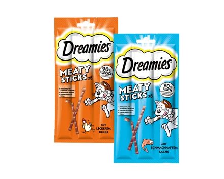 Dreamies Katzensnack Meaty Sticks Chicken