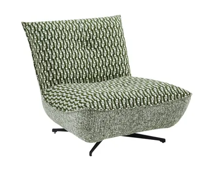 Drehsessel Loki Stoff grün