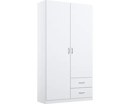 Drehtürenschrank Case alpinweiss 91 x 197 x 54 cm