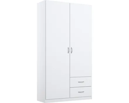 Drehtürenschrank Case alpinweiss 91 x 197 x 54 cm