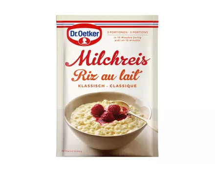 Dr.Oetker Milchreis klassisch / Apfel-Zimt