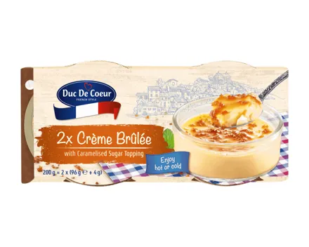 DUC DE COEUR Crème Brûlée