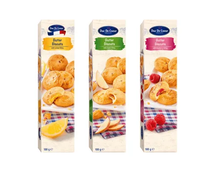 DUC DE COEUR Gefülltes Buttergebäck