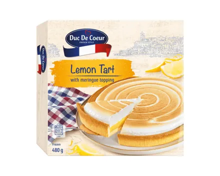 DUC DE COEUR Zitronenkuchen mit Baiser