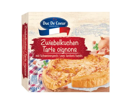 DUC DE COEUR Zwiebelkuchen