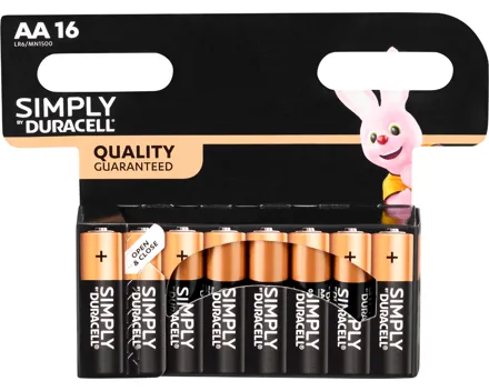 Duracell Batterien Simply Alkaline