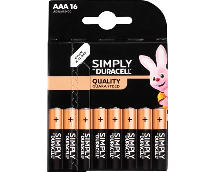 Duracell Batterien Simply Alkaline