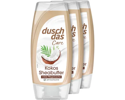Duschdas Duschgel Kokos & Shea 3 x 225 ml