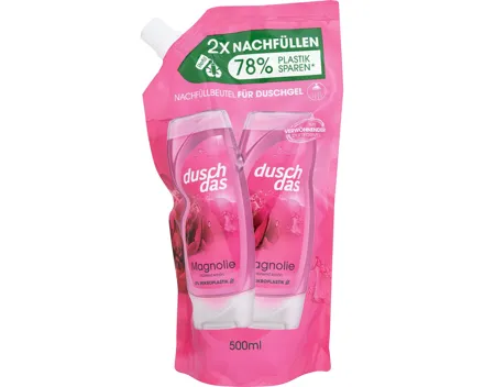 Duschdas Duschgel Magnolie Nachfüllpack 500 ml