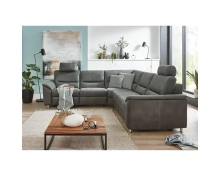 Ecksofa Bonn Stoff denim