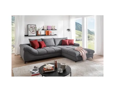 Ecksofa Holiday Stoff anthrazit