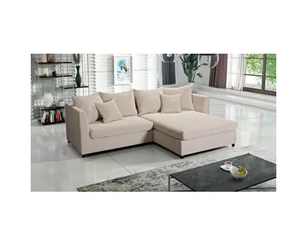 Ecksofa Kia Cordstoff beige