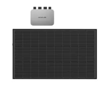 ECOFLOW Balkonkraftwerk 2 x 100 W starres Solarpanel mit Wechselrichter, EFWN511B