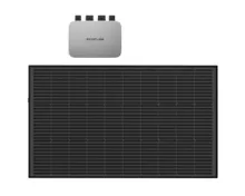 ECOFLOW Balkonkraftwerk 2x 100W starres Solarpanel mit Wechselrichter