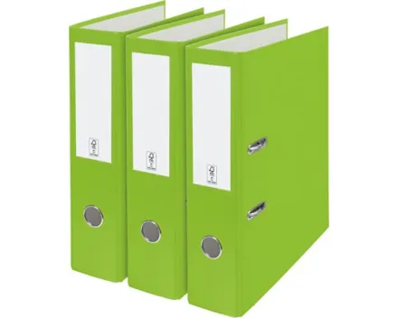 Economy Ringordner DIN A4 lime, 3 Stück