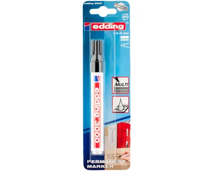 Edding 3000 Permanentmarker schwarz