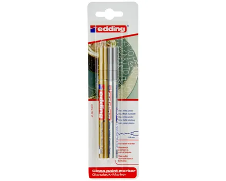Edding 780 Lackmarker gold/silber