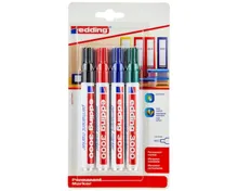 Edding Permanentmarker assortiert 4 Stück
