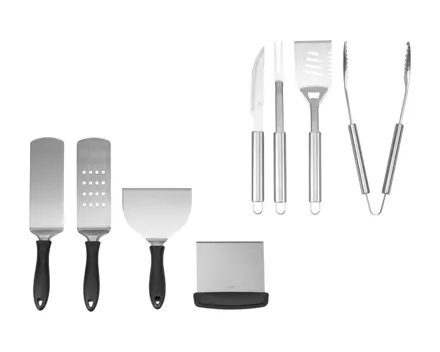 Edelstahl-Grillbesteck/-Grillspachtel-Set