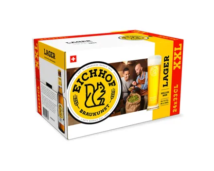 Eichhof Bier Lager 24x33cl