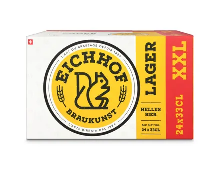 Eichhof Bier Lager 24x33cl