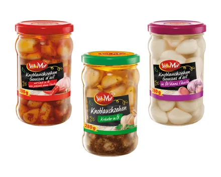 Eingelegte Knoblauchzehen