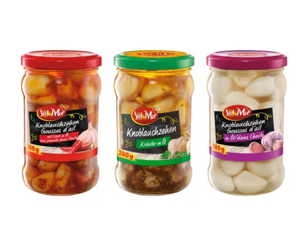 Eingelegte Knoblauchzehen