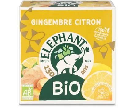 Elephant Bio Ginger Lemon 20 Beutel