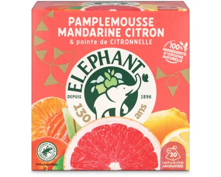 Elephant Grape Mandarin Lemon 20 Beutel
