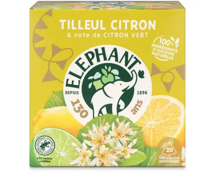 Elephant Linden Lemon 20 Beutel