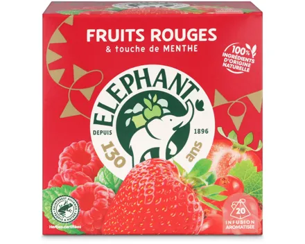 Elephant Red Fruits 20 Beutel