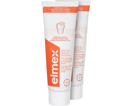 Elmex Zahnpasta Kariesschutz 2 x 75 ml
