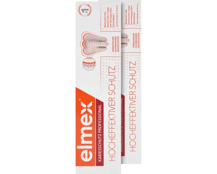 Elmex Zahnpasta Kariesschutz Professional 2 x 75 ml