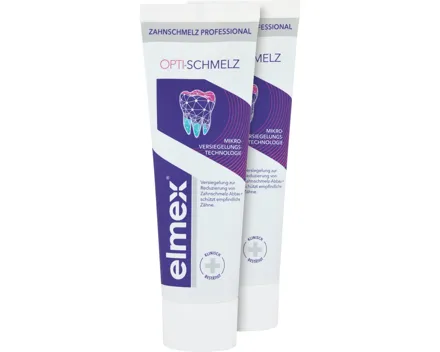 Elmex Zahnpasta Opti-Schmelz 2 x 75 ml