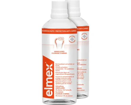 Elmex Zahnspülung Kariesschutz 2 x 400 ml